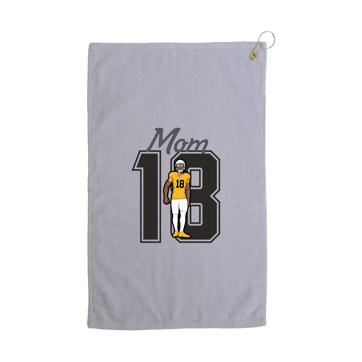 Golf Towel — Mothers Day Shirsey in Grey