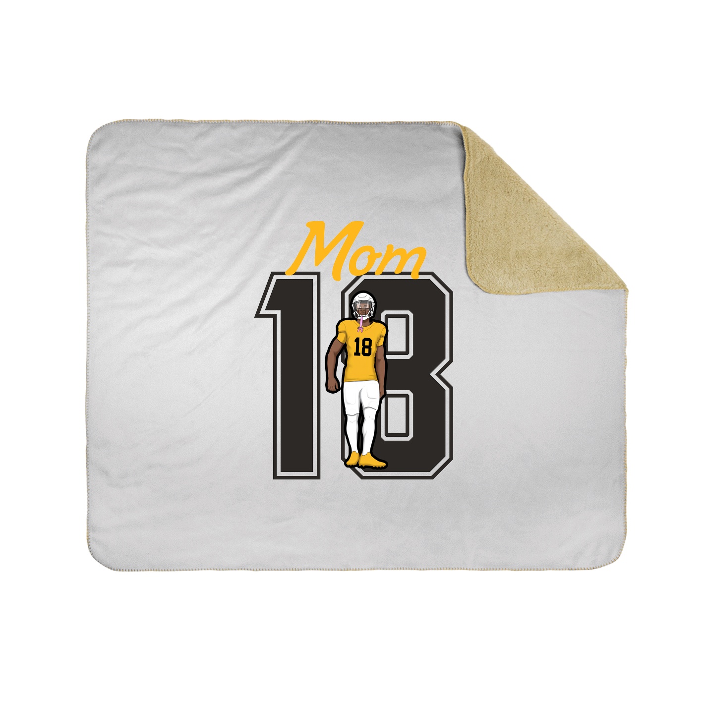 Throw Blanket — Mothers Day Shirsey in White