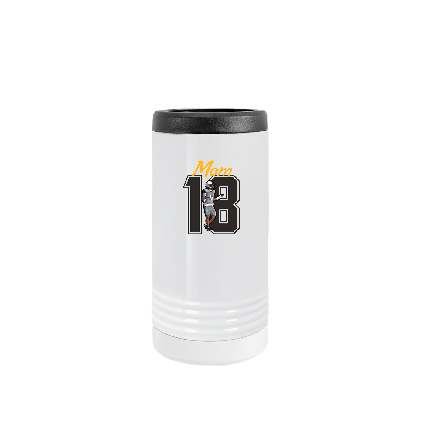 Slim Beverage Holder — Mothers Day Shirsey in White