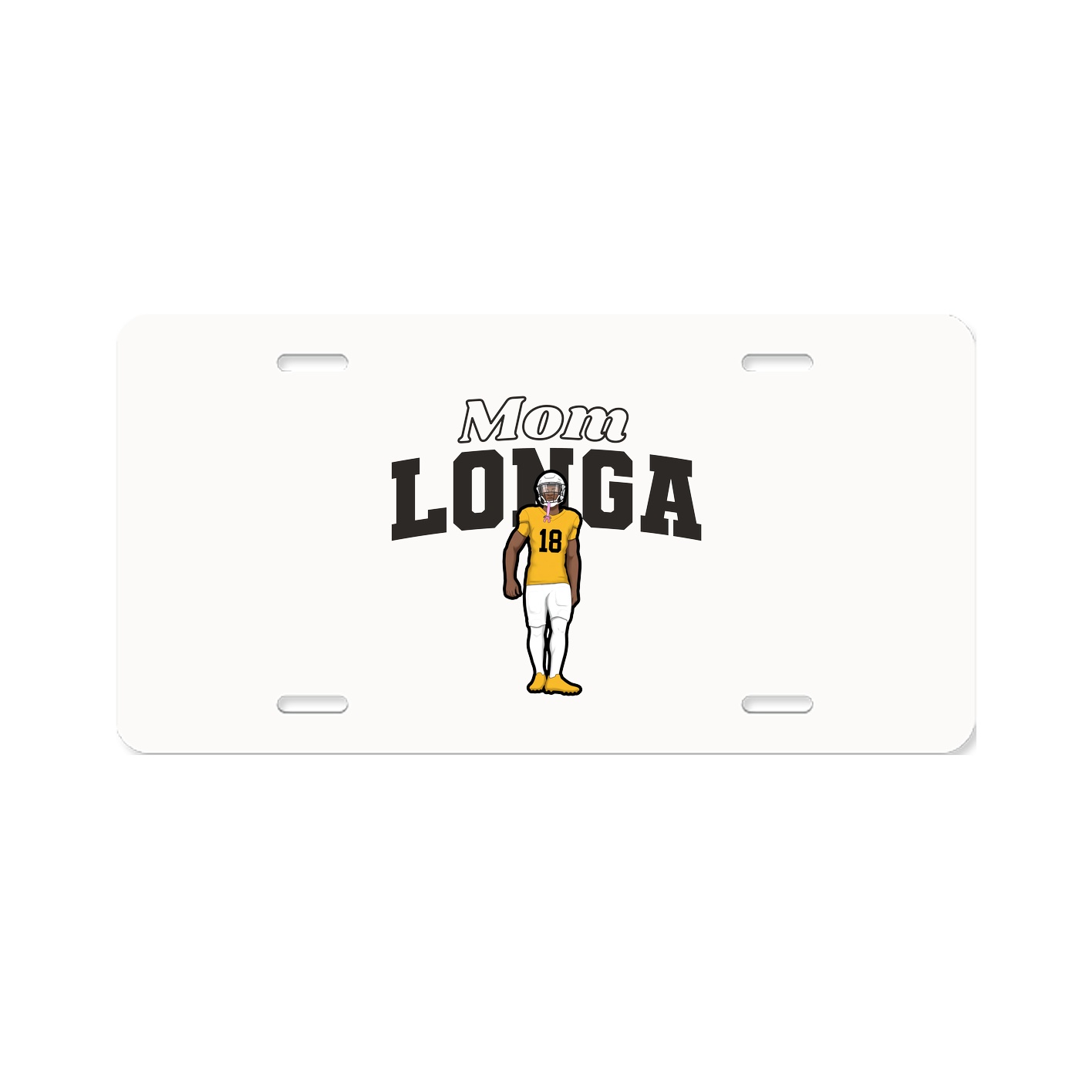 License Plate — Mothers Day Block in Classic