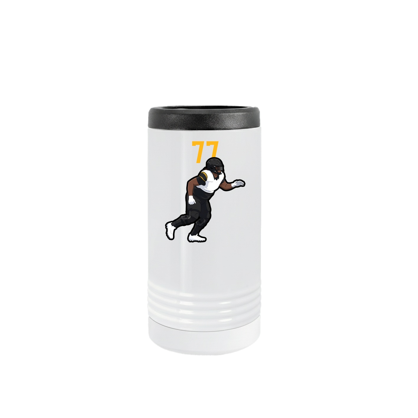 Slim Beverage Holder — Number Top in White
