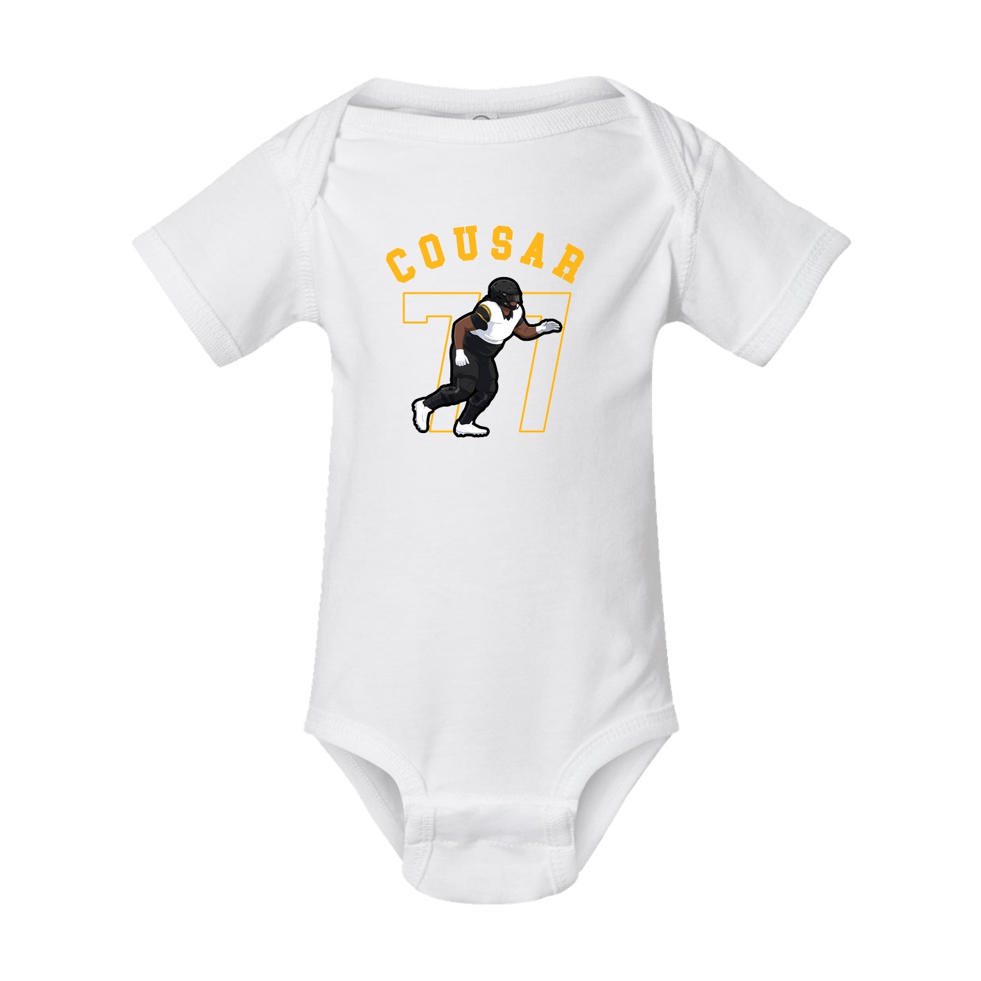 Baby Onesie — Shirsey Arch in White