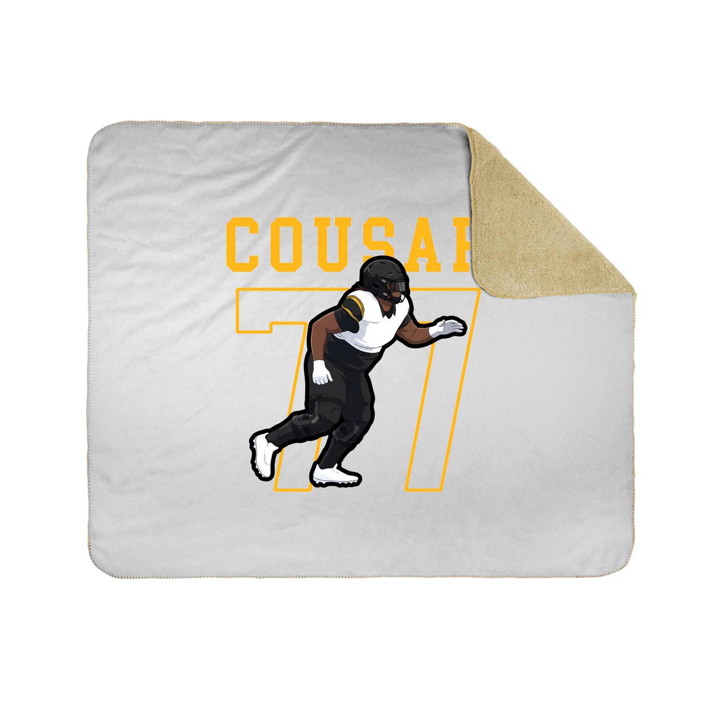 50x60 Sherpa Lined Throw Blanket