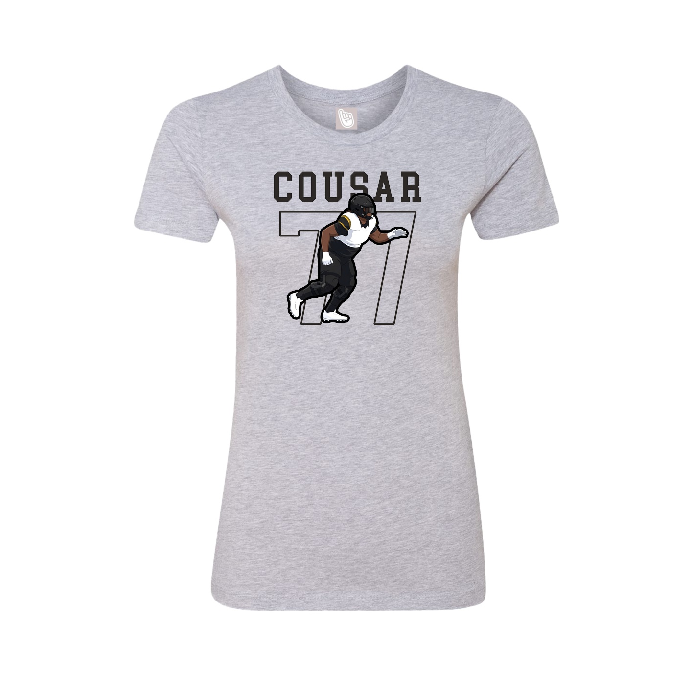 Fitted Women's Tee — Shirsey in Grey
