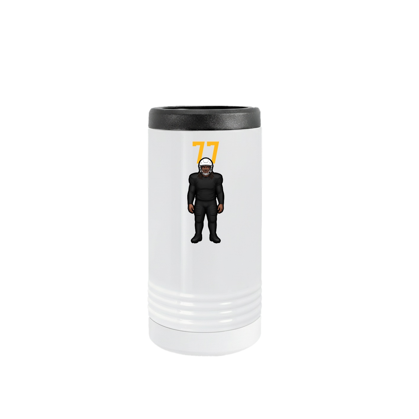 Slim Beverage Holder — Number Top in White