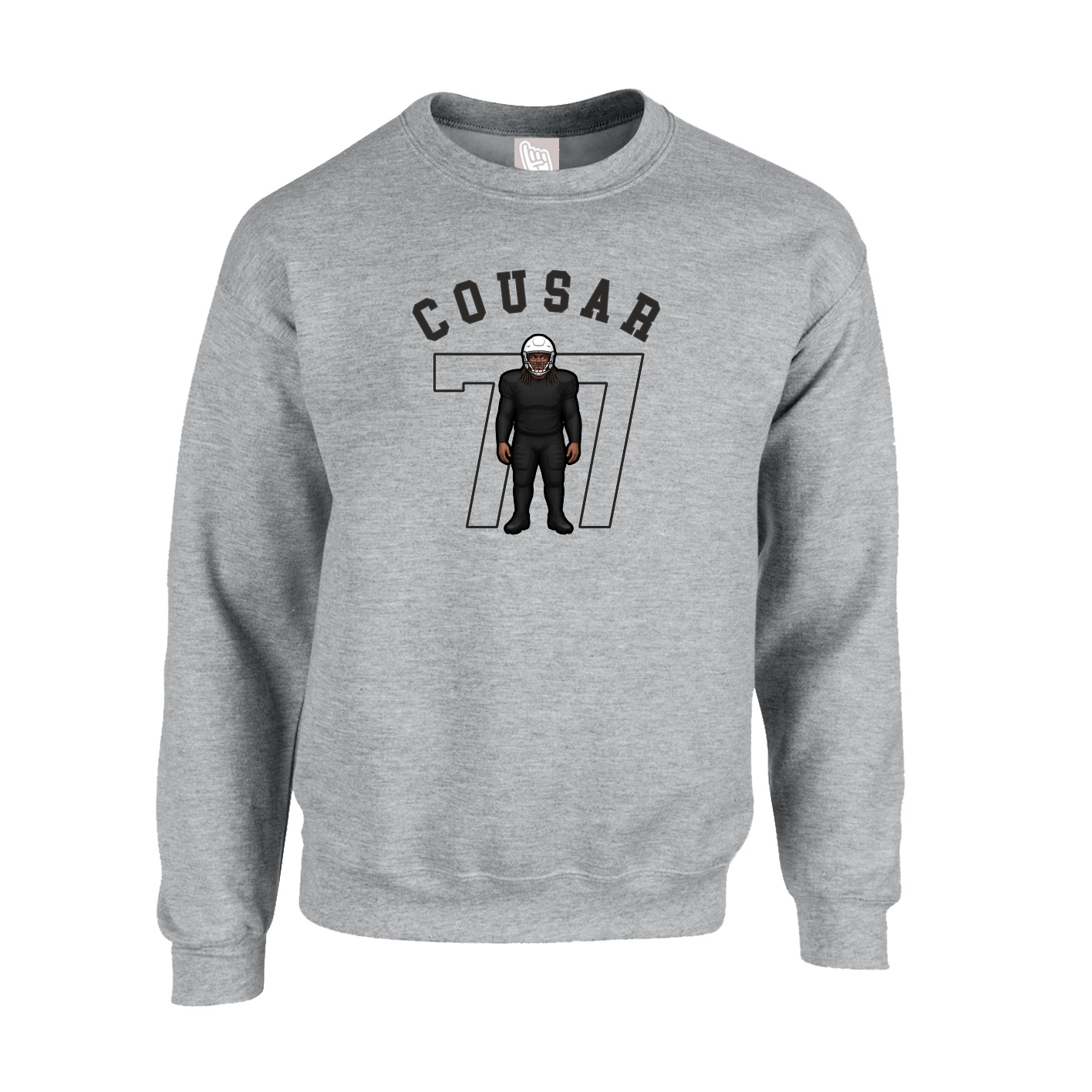 Fleece Crew — Shirsey Arch in Grey