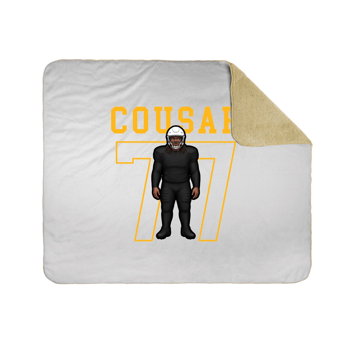 Throw Blanket — Shirsey in White