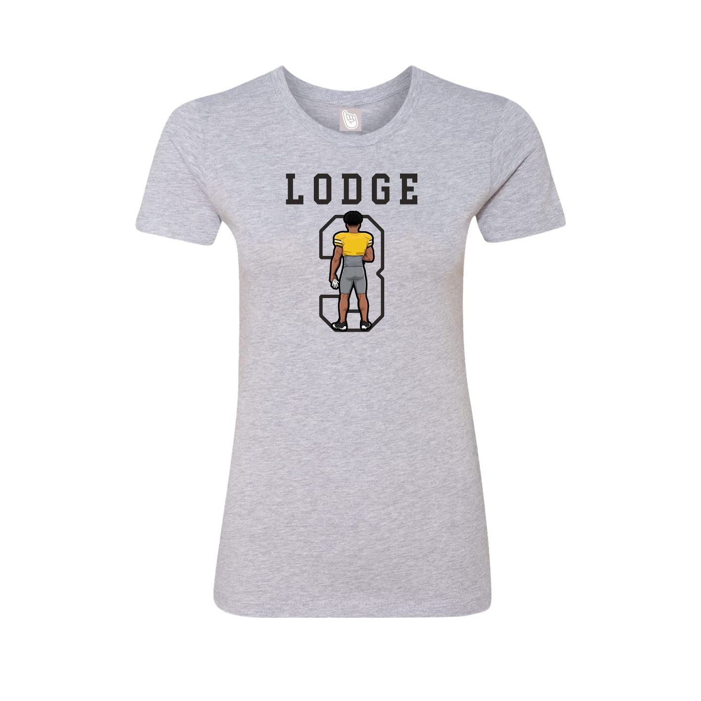 Fitted Women's Tee — Shirsey in Grey