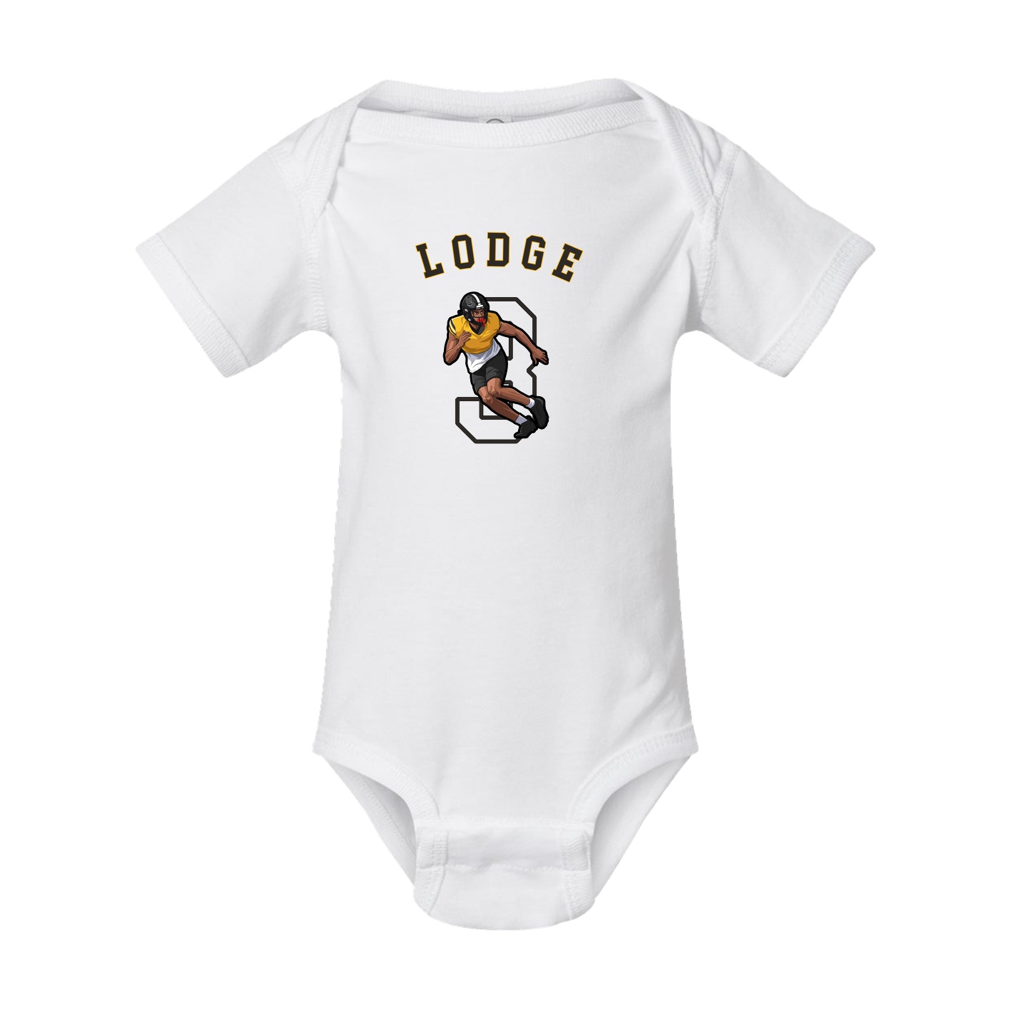 Baby Onesie — Shirsey Arch in White