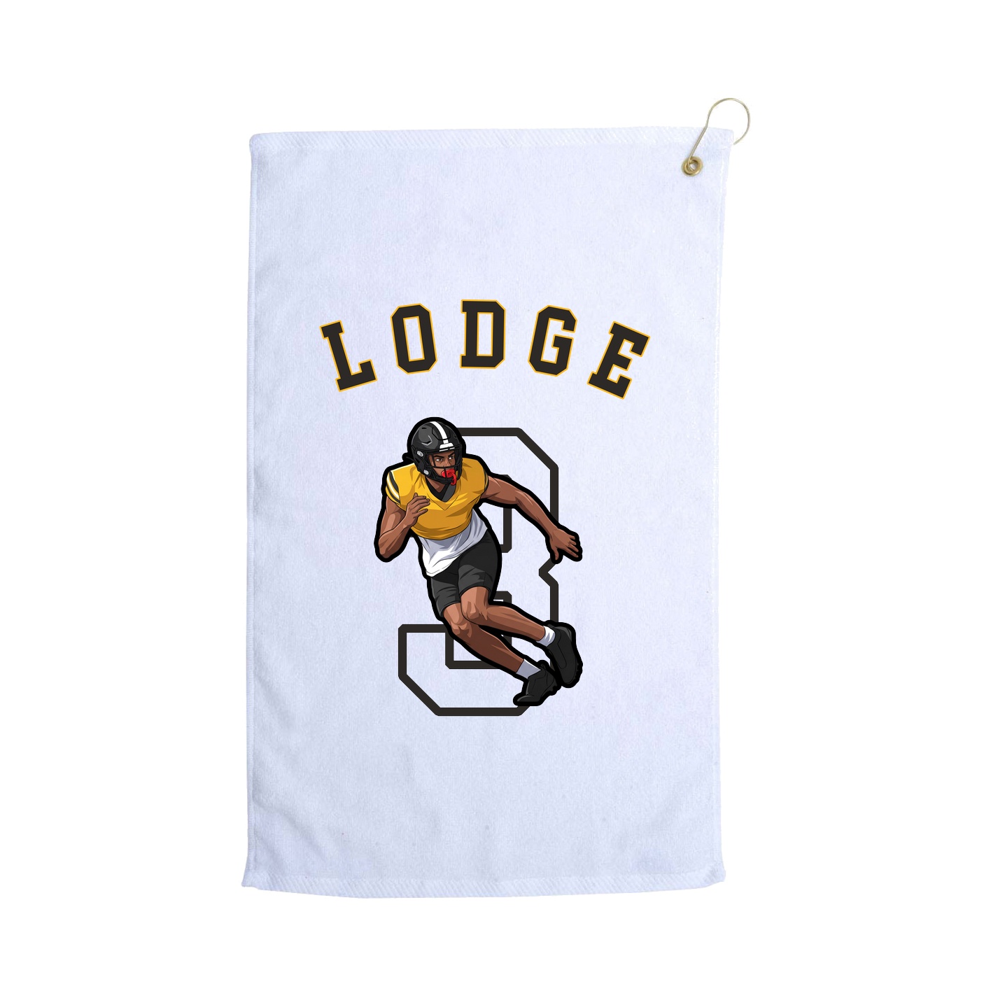 Golf Towel — Shirsey Arch in White
