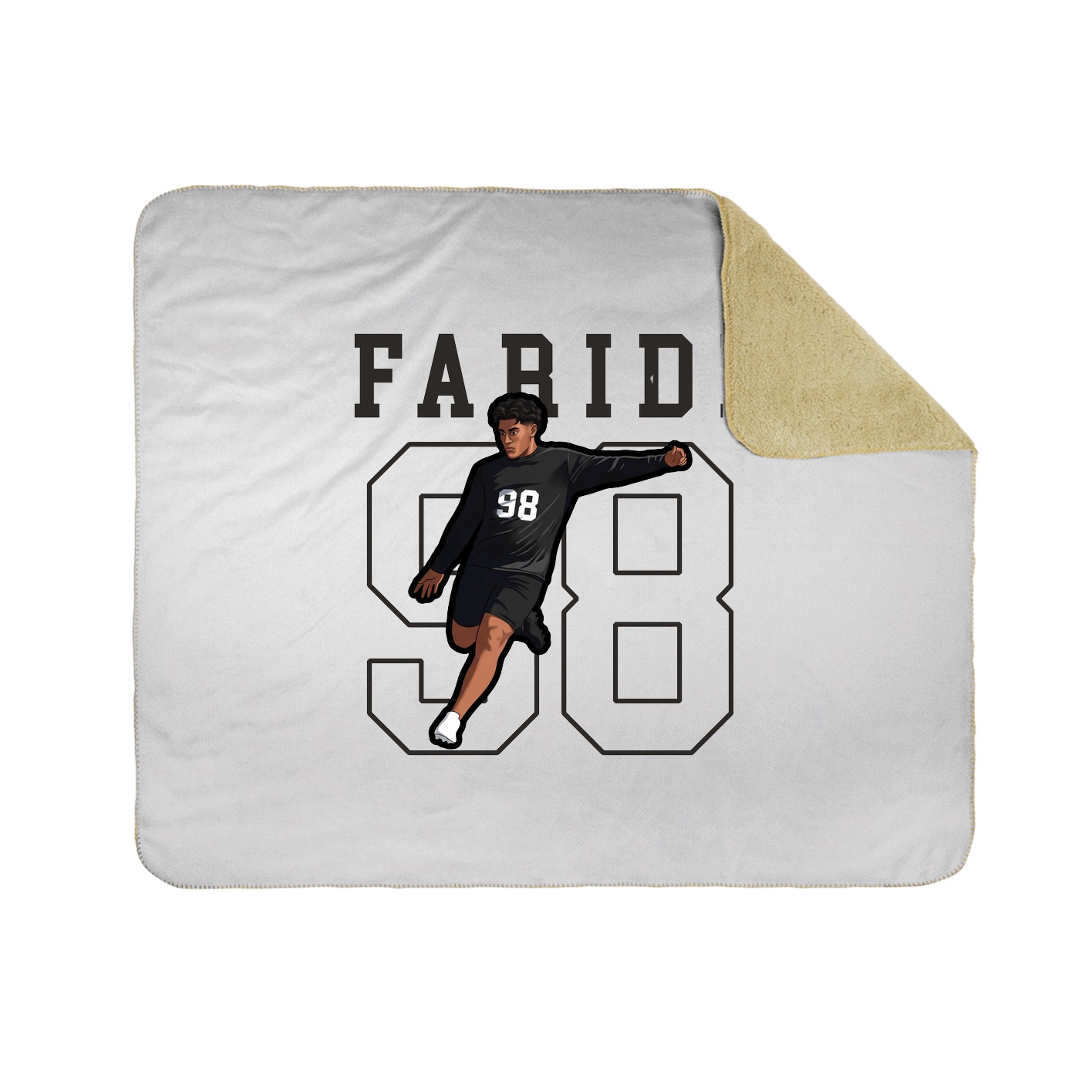 50x60 Sherpa Lined Throw Blanket