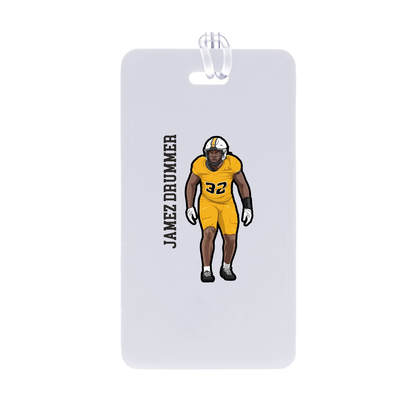 Bag Tag — Name Vertical in Classic