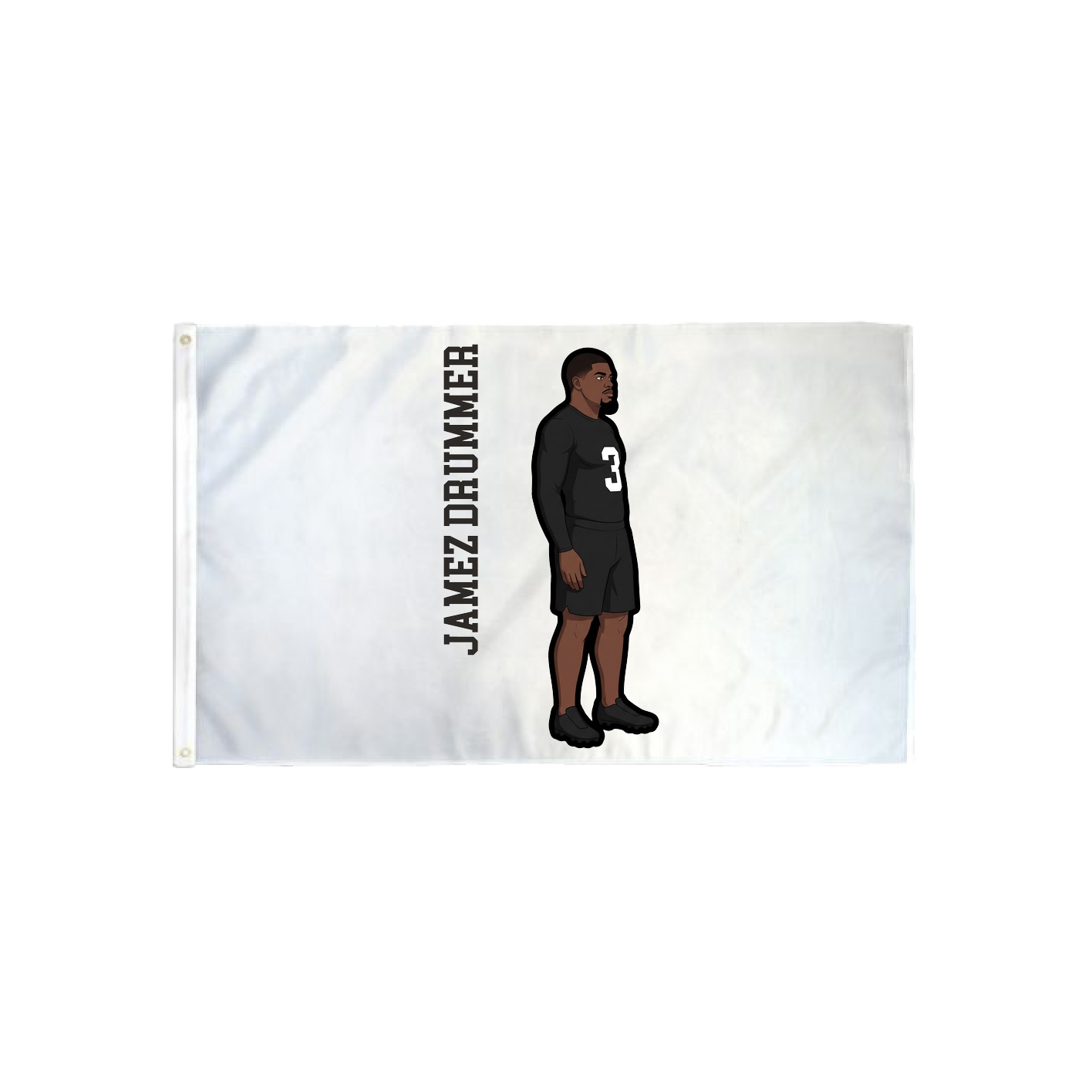 3x5 Flag — Name Vertical in Classic