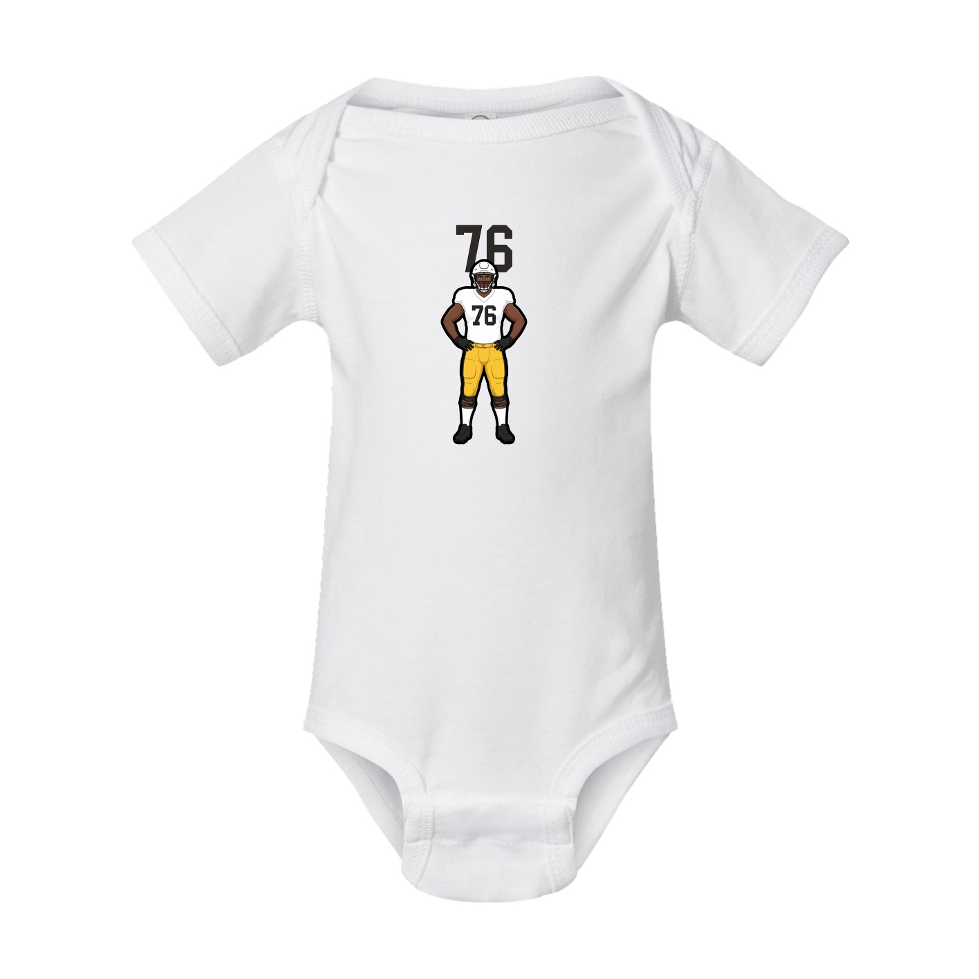 Baby Onesie — Number Top in White