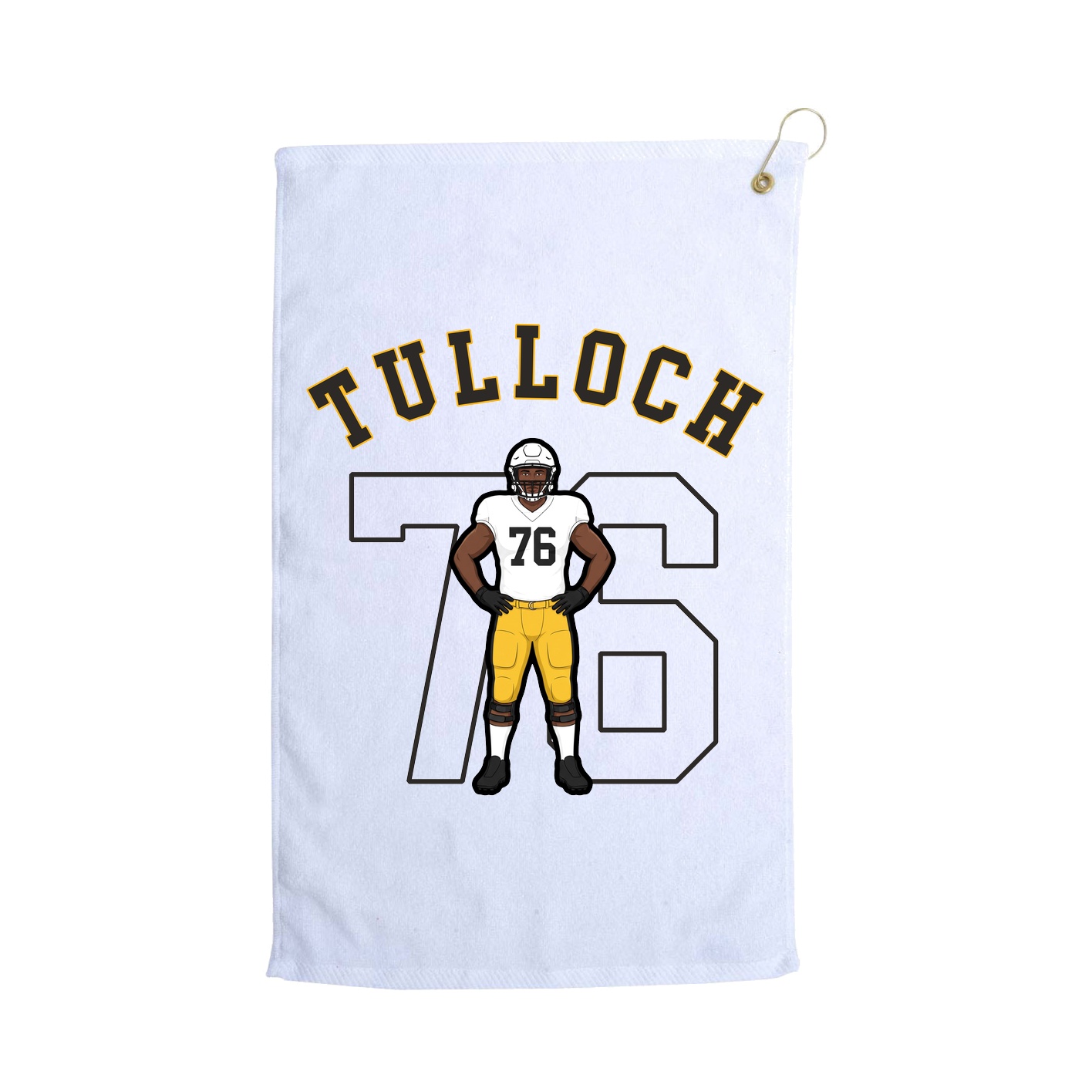 Golf Towel — Shirsey Arch in White