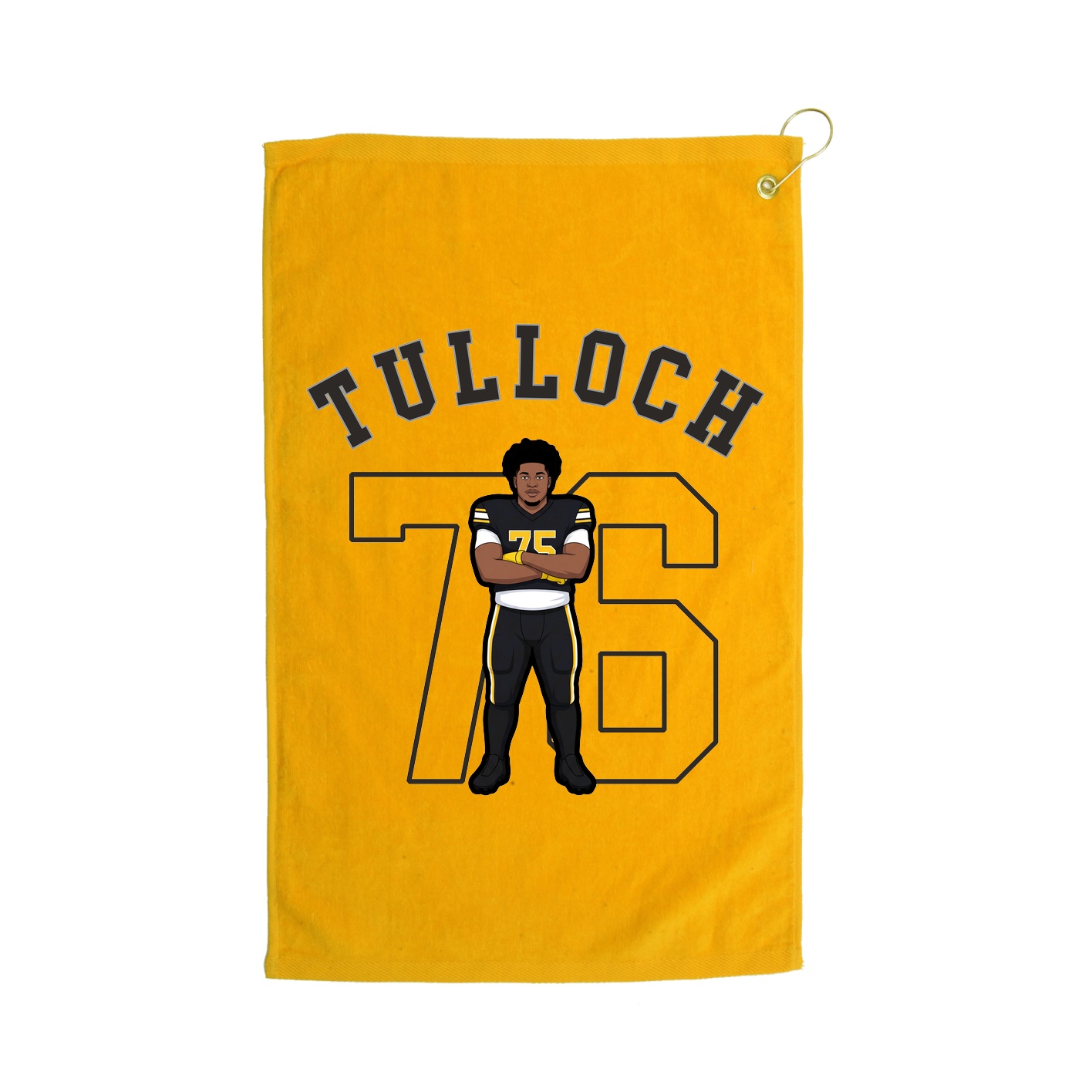 Golf Towel — Shirsey Arch in Gold