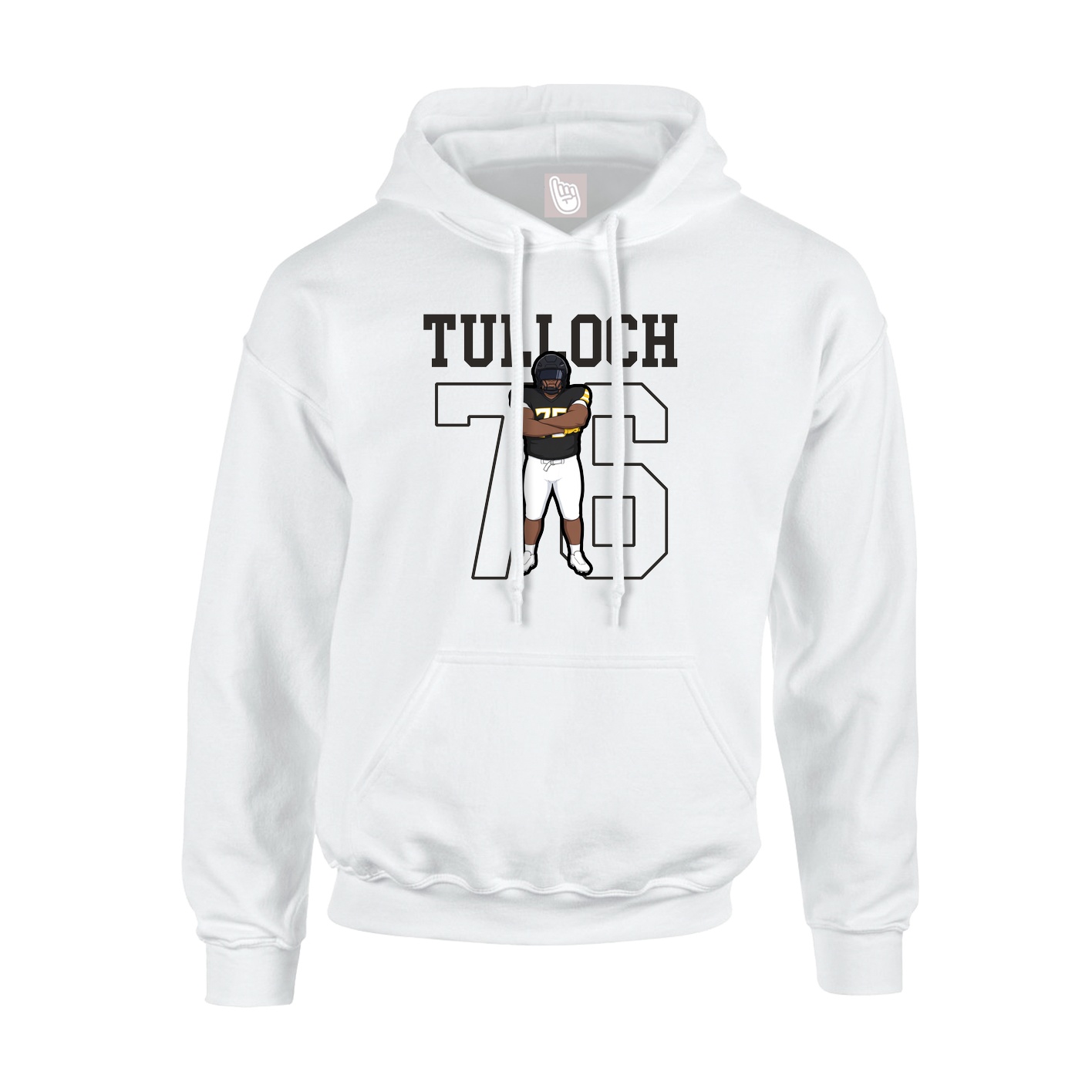 Hoodie — Shirsey in White