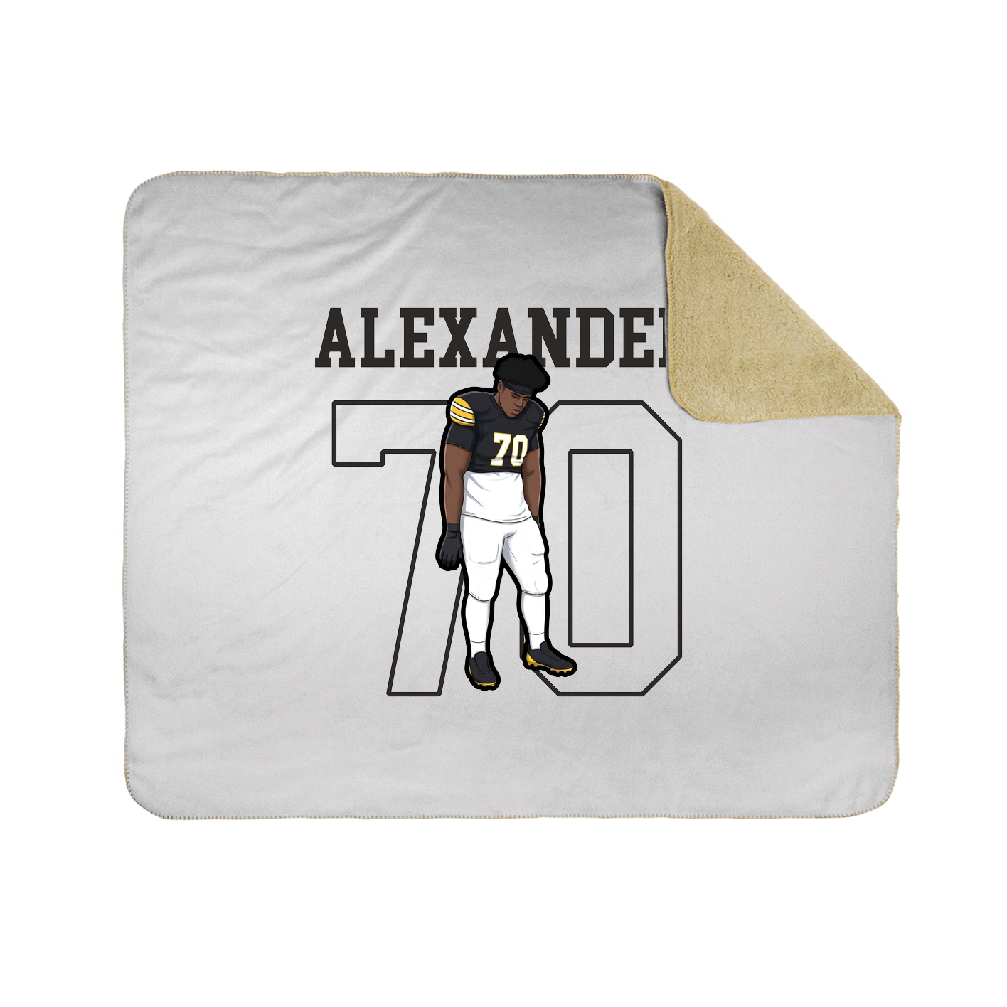 Throw Blanket — Shirsey in White