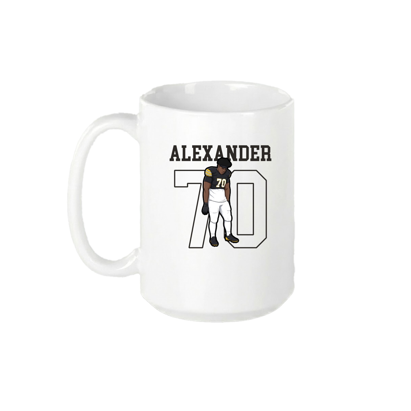 15oz Coffee Mug — Shirsey in White