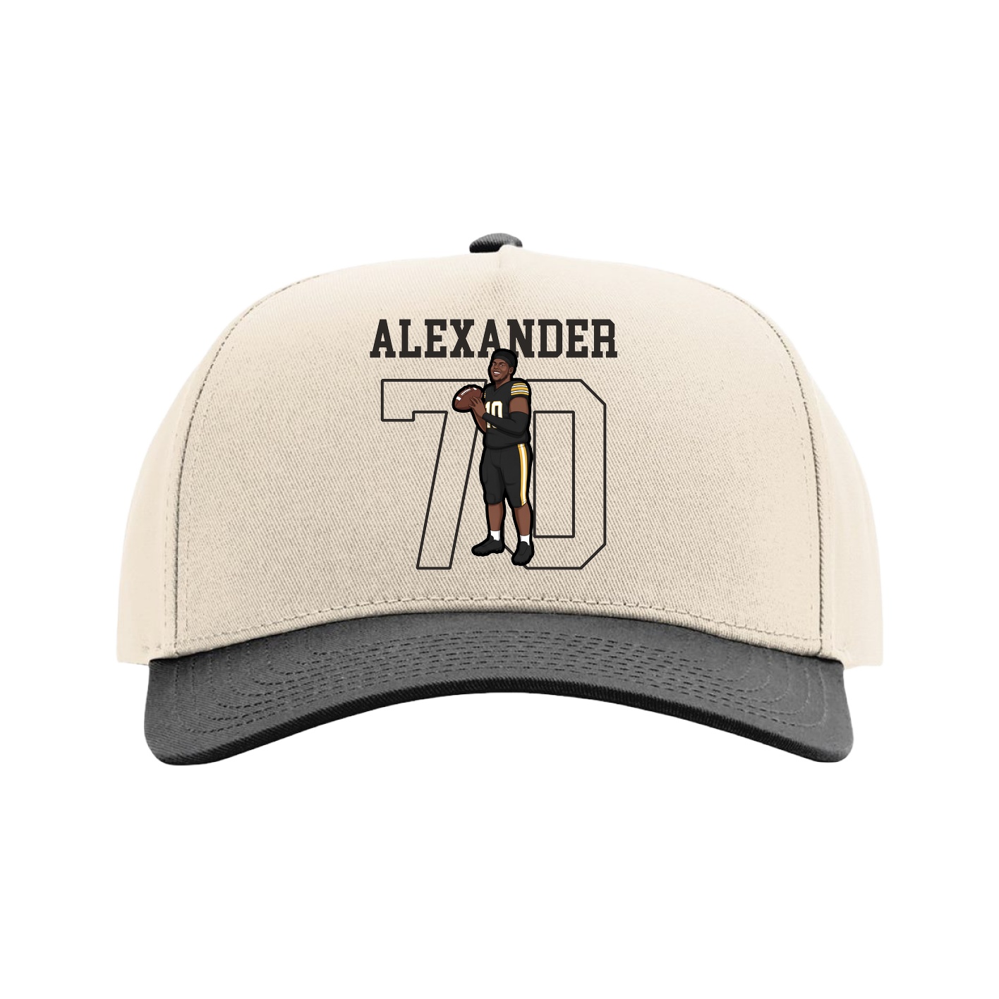 Full Fabric Five-Panel Champ Cap