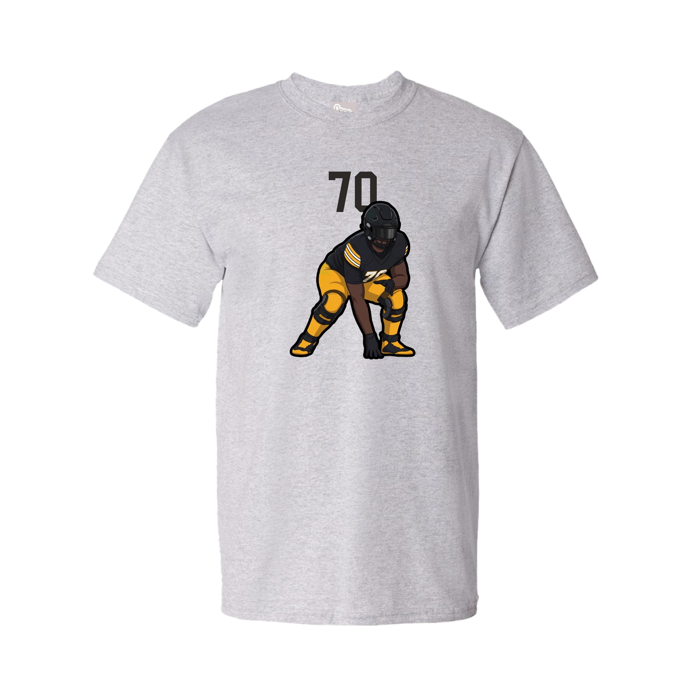 Tee — Number Top in Grey