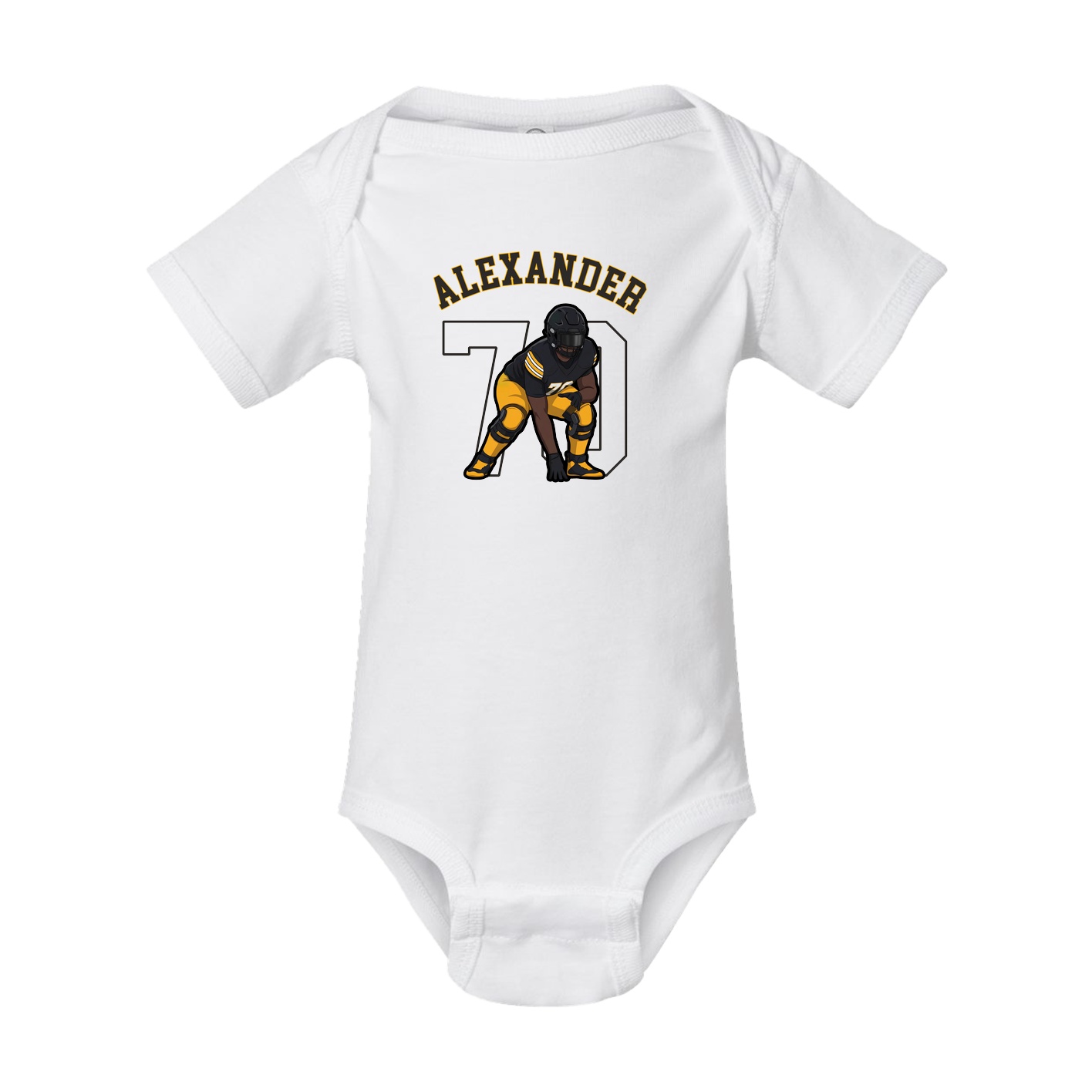 Baby Onesie — Shirsey Arch in White