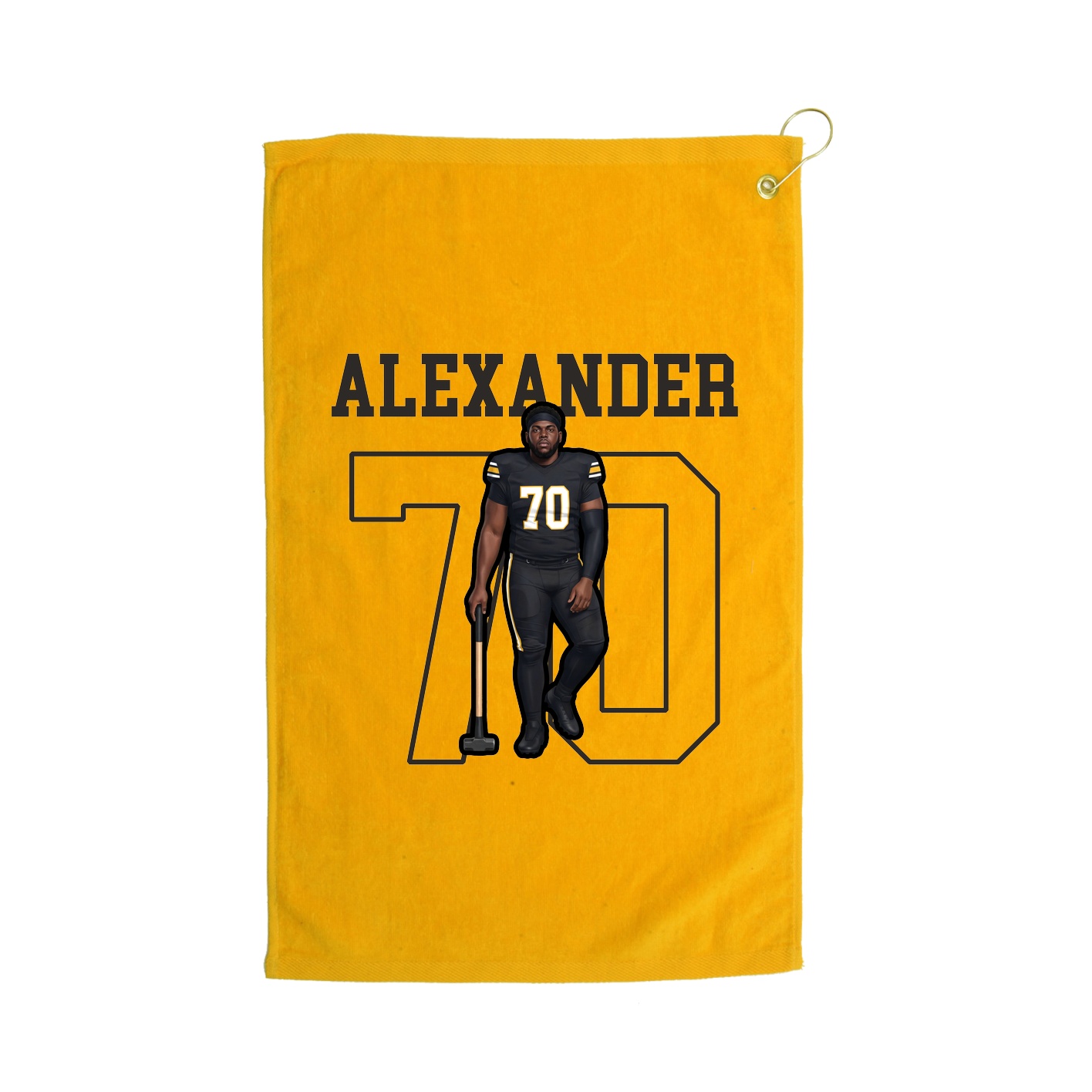 Golf Towel — Shirsey in Gold