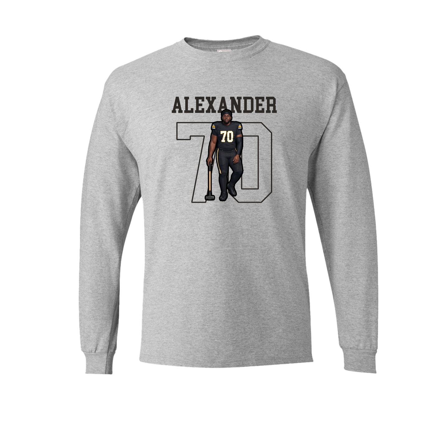 Long Sleeve Tee — Shirsey in Grey