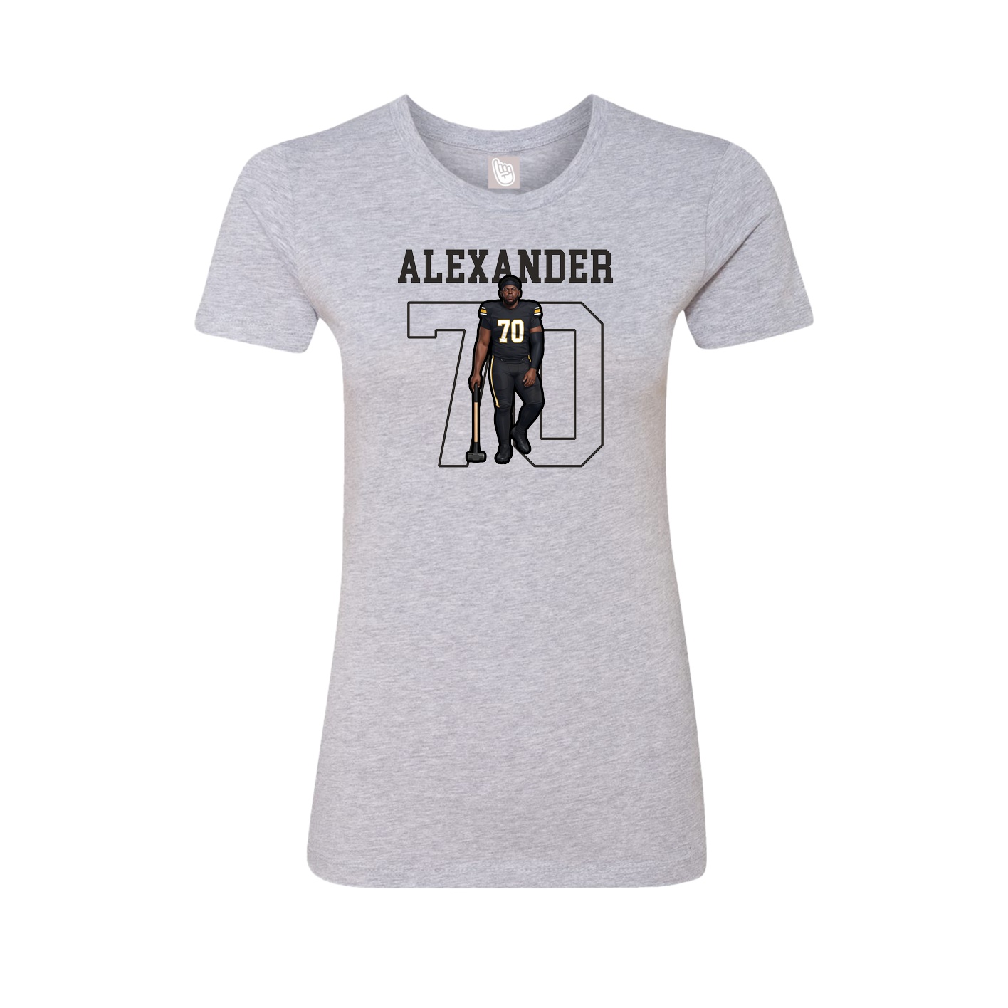 Fitted Women's Tee — Shirsey in Grey