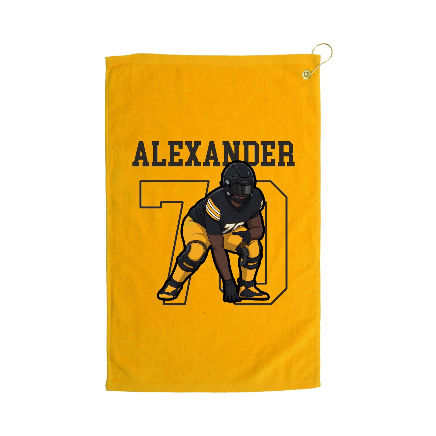Golf Towel — Shirsey in Gold