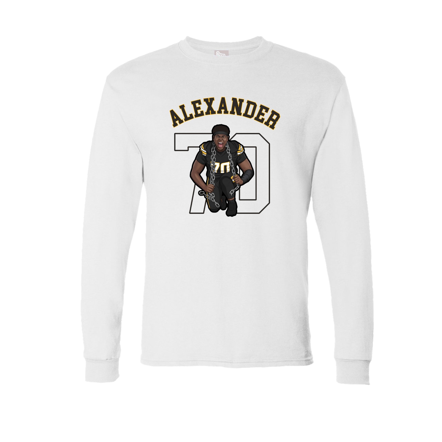 Long Sleeve Tee — Shirsey Arch in White