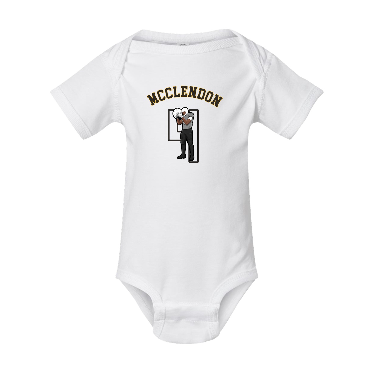 Baby Onesie — Shirsey Arch in White