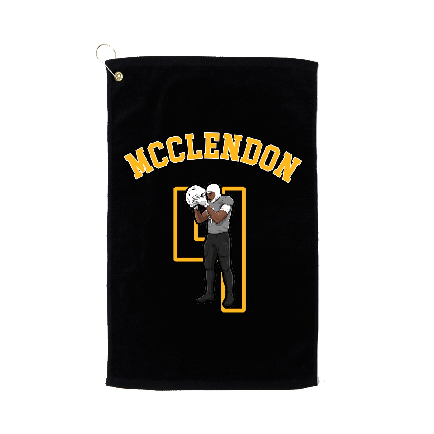 Golf Towel — Shirsey Arch in Black