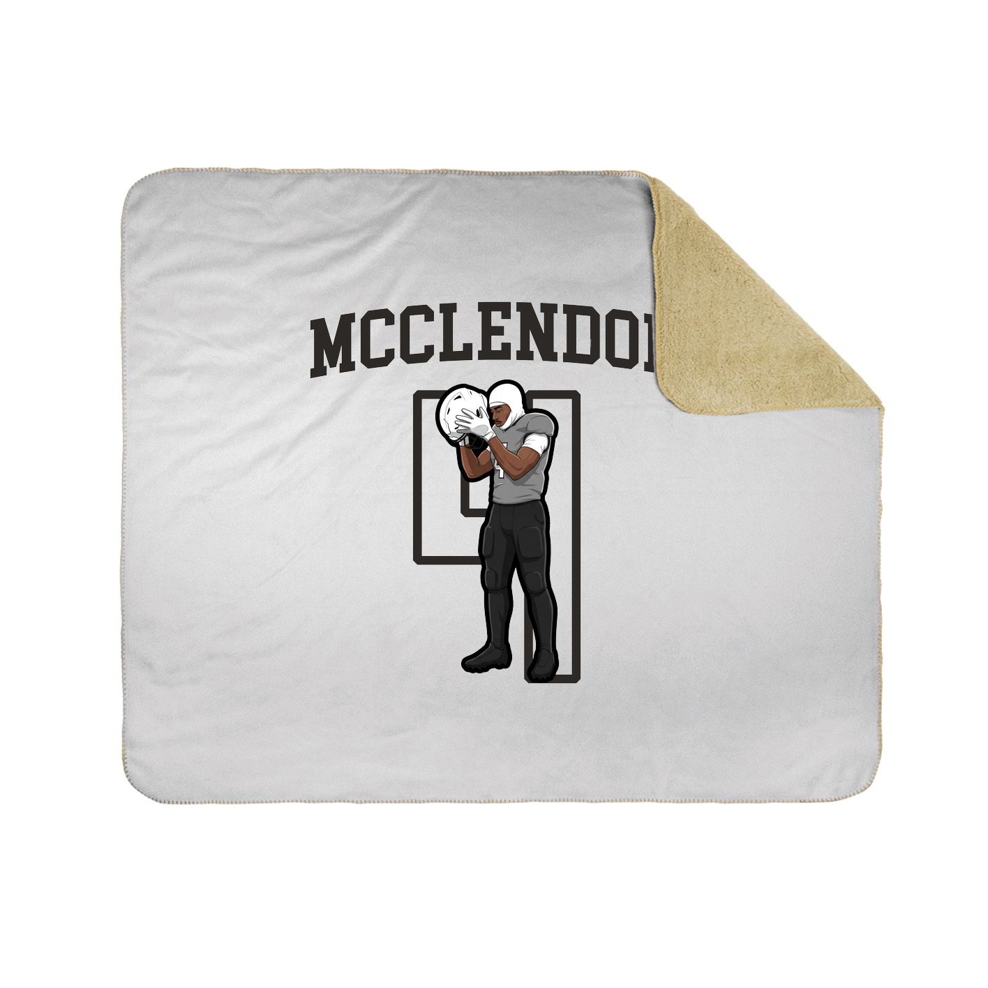 50x60 Sherpa Lined Throw Blanket