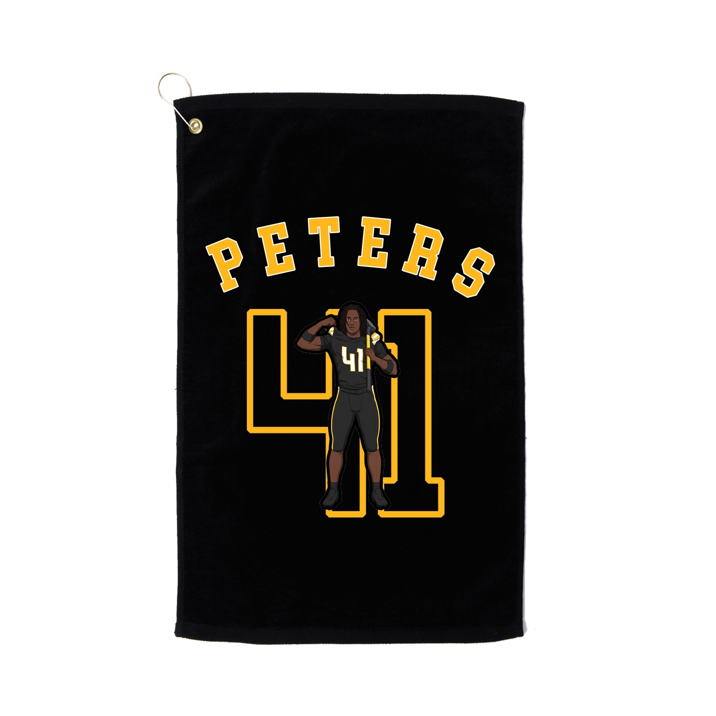 Golf Towel — Shirsey Arch in Black