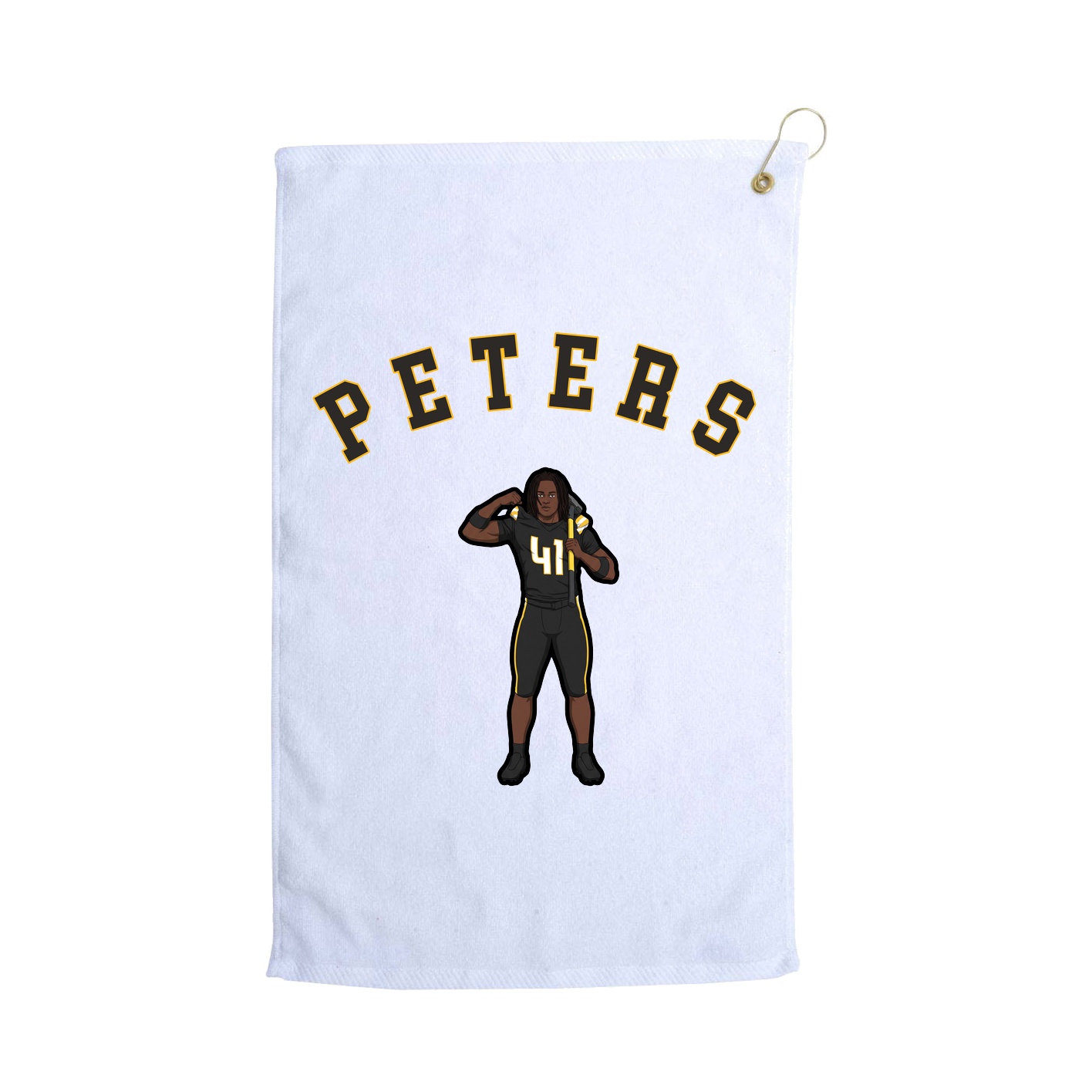 Golf Towel — Shirsey Arch in White