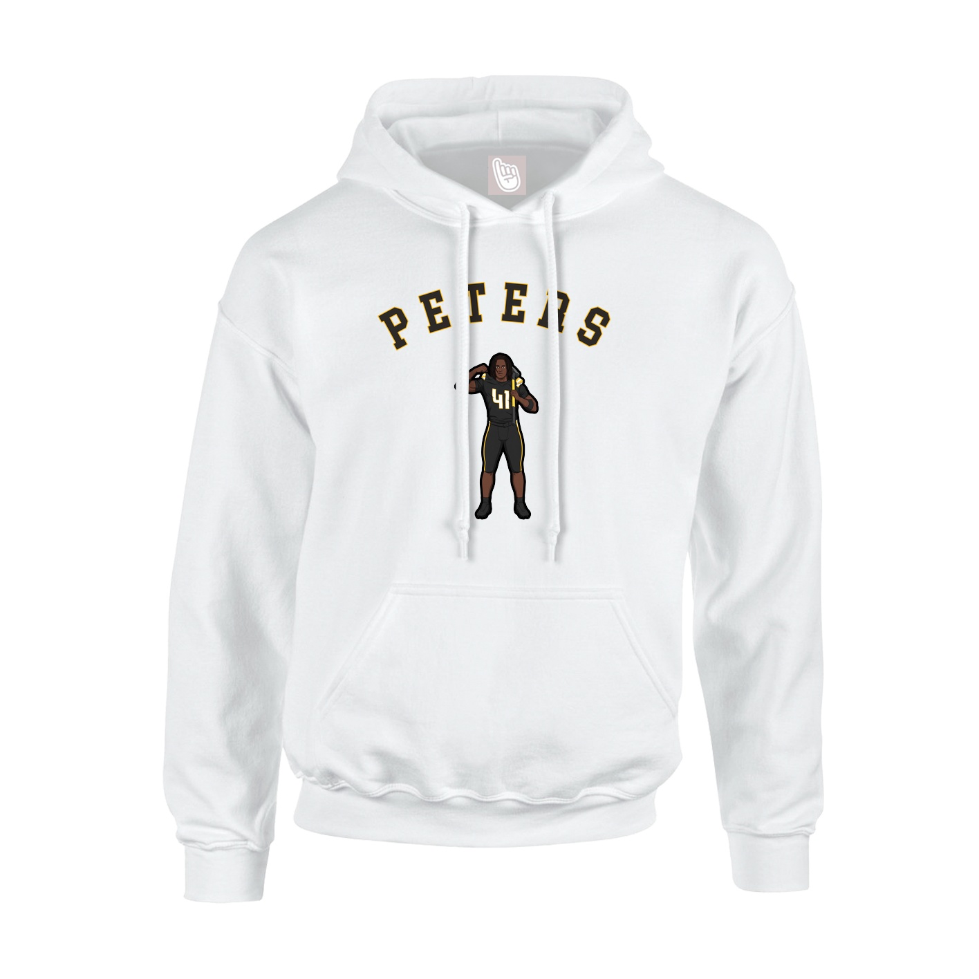 Youth Hoodie — Shirsey Arch in White
