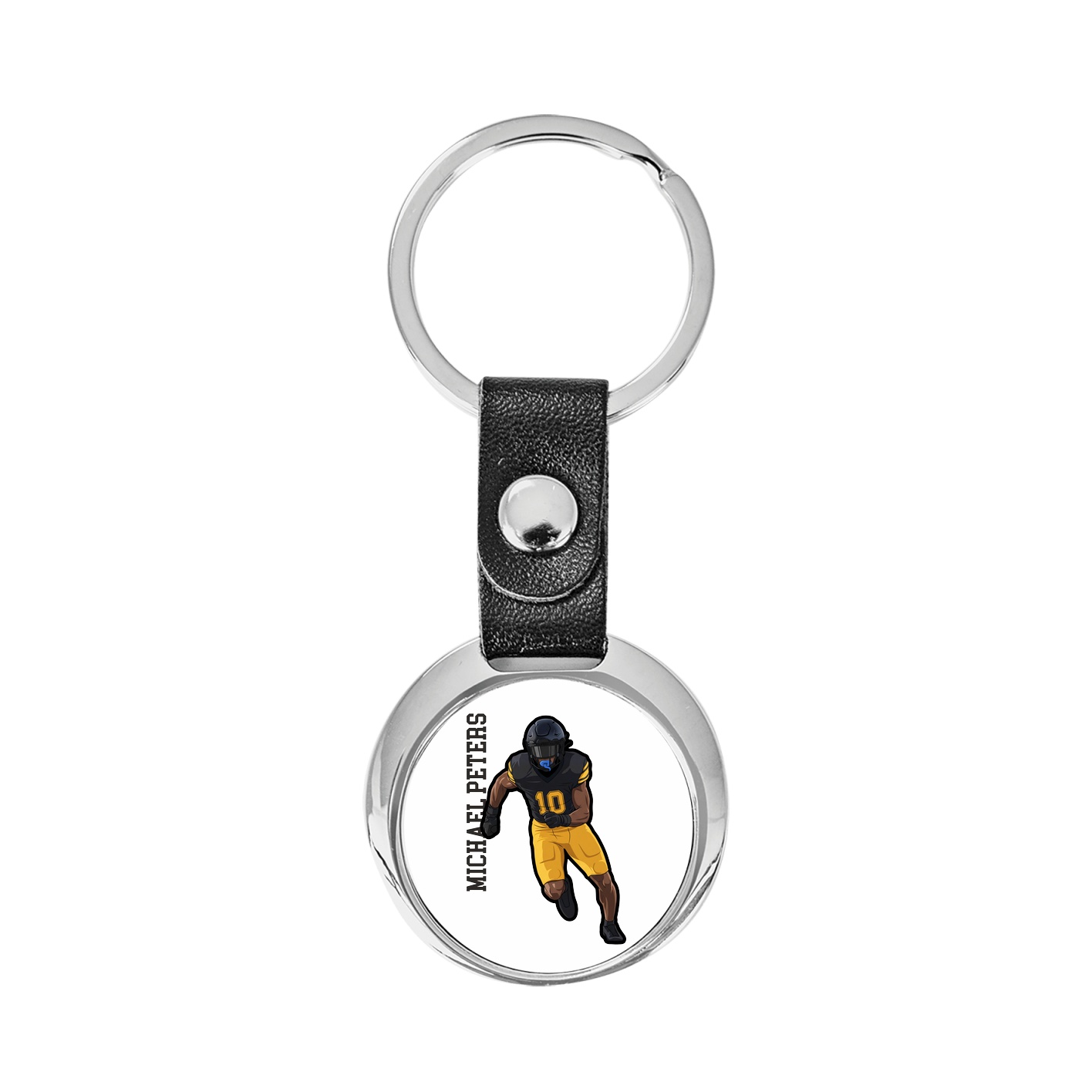 Key Chain — Name Vertical in Classic