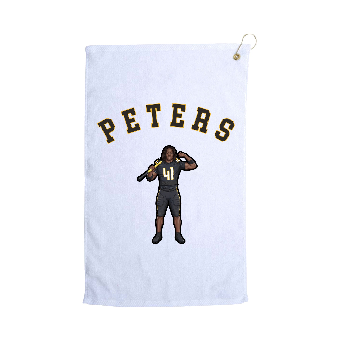 Golf Towel — Shirsey Arch in White