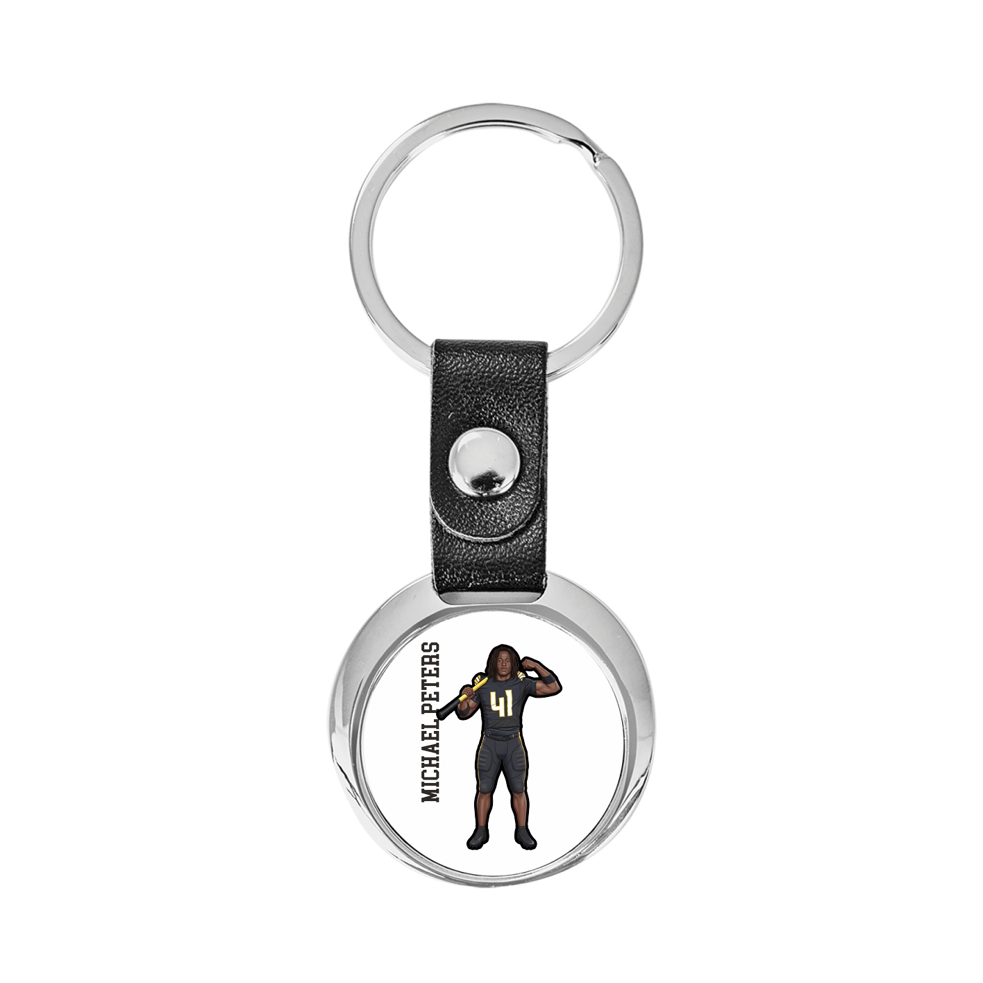 Key Chain — Name Vertical in Classic