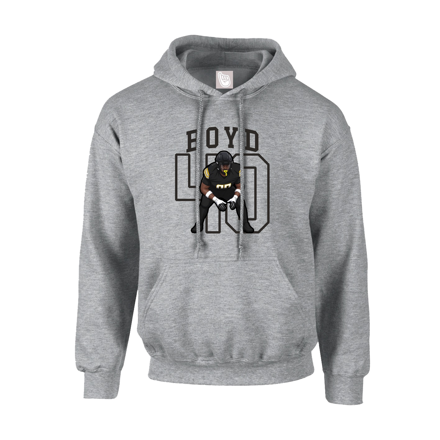 Hoodie — Shirsey in Grey