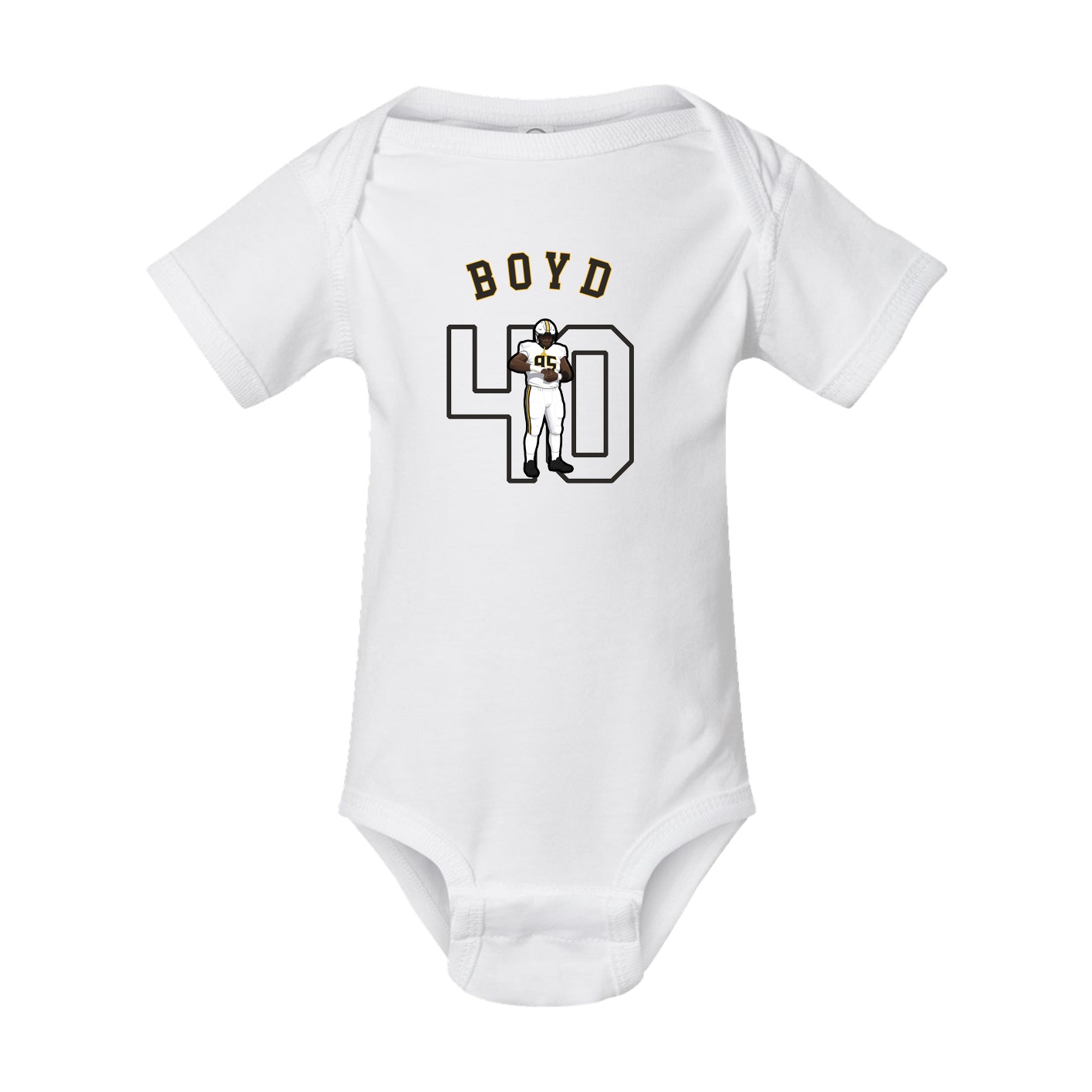 Baby Onesie — Shirsey Arch in White