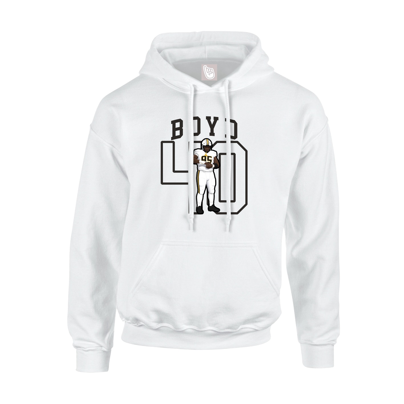Youth Hoodie — Shirsey in White