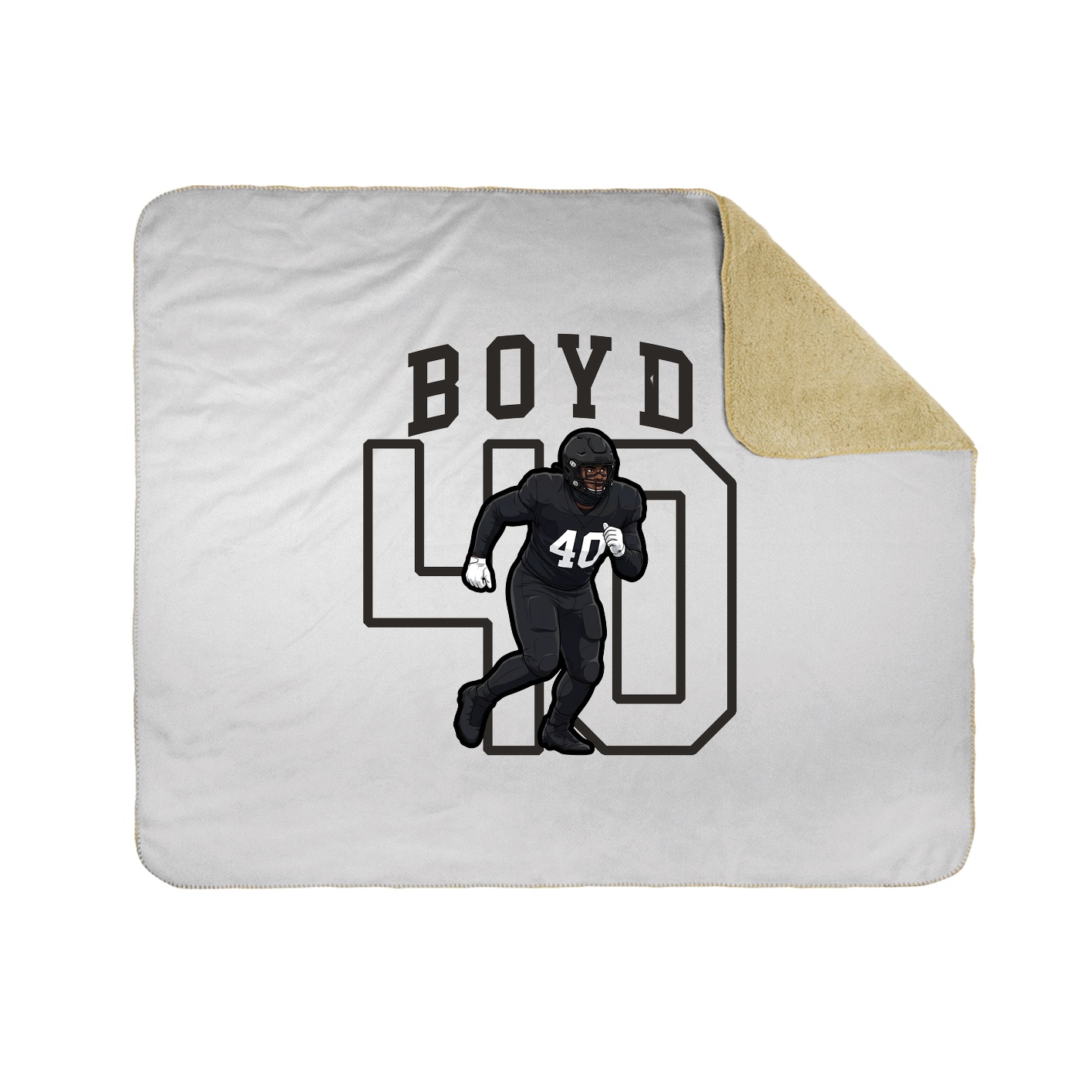 Throw Blanket — Shirsey in White