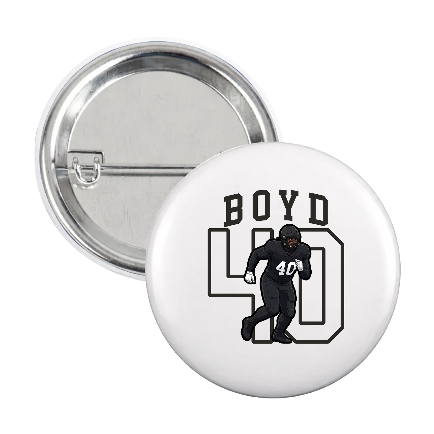 Game Day Button — Shirsey in White