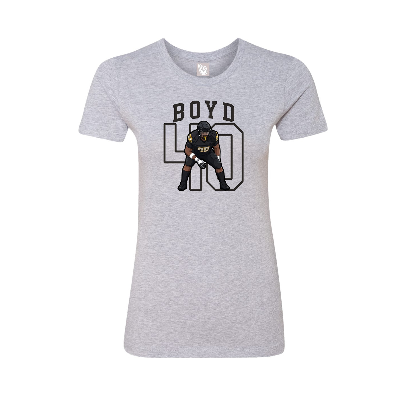 Fitted Women's Tee — Shirsey in Grey