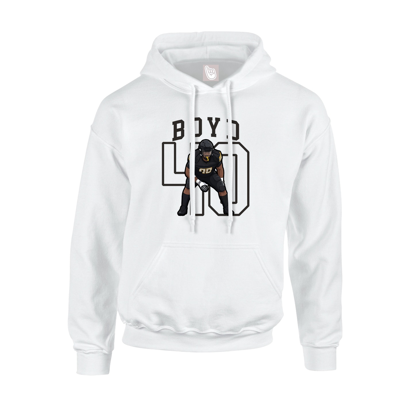 Hoodie — Shirsey in White