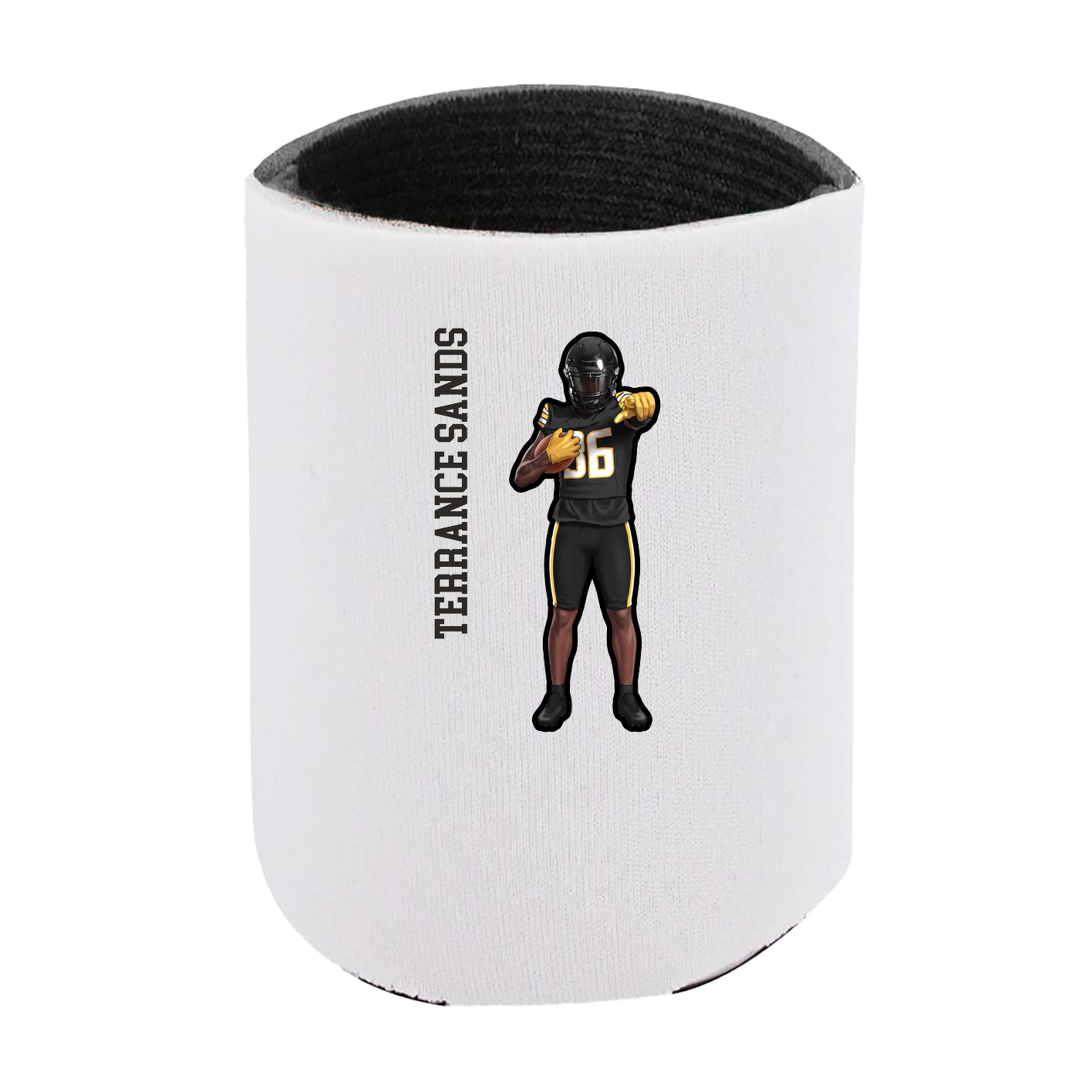 Can Holder — Name Vertical in White