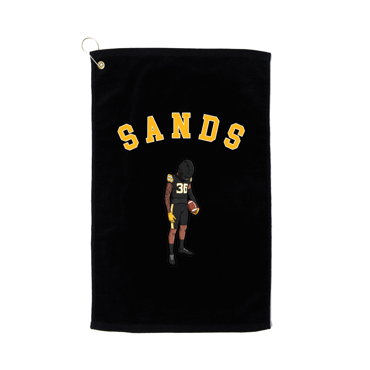 Golf Towel — Shirsey Arch in Black