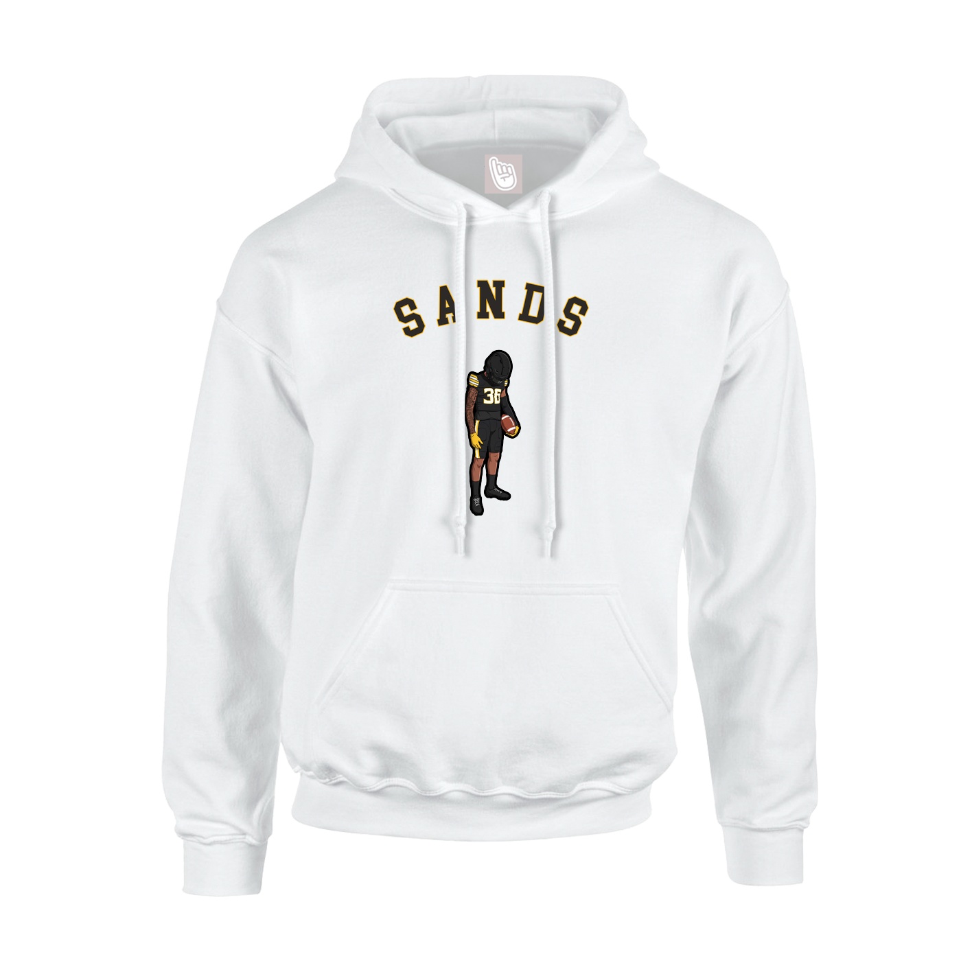 Youth Hoodie — Shirsey Arch in White